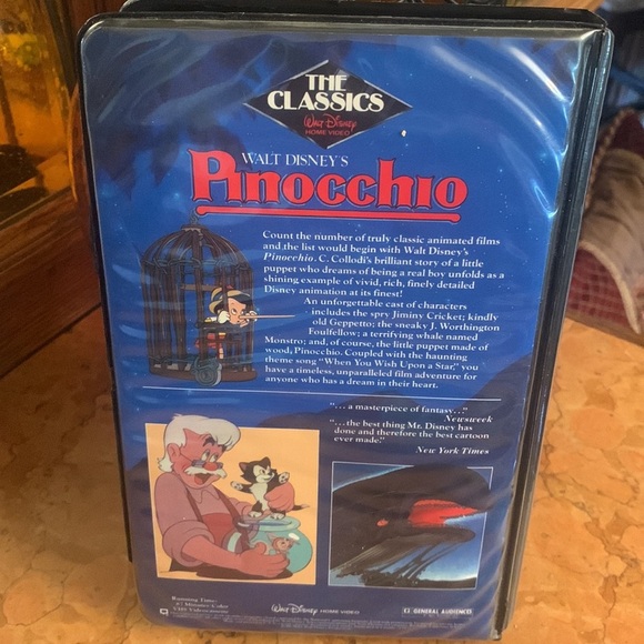Walt Disney Pinocchio VHS Black Diamond edition - Picture 5 of 7